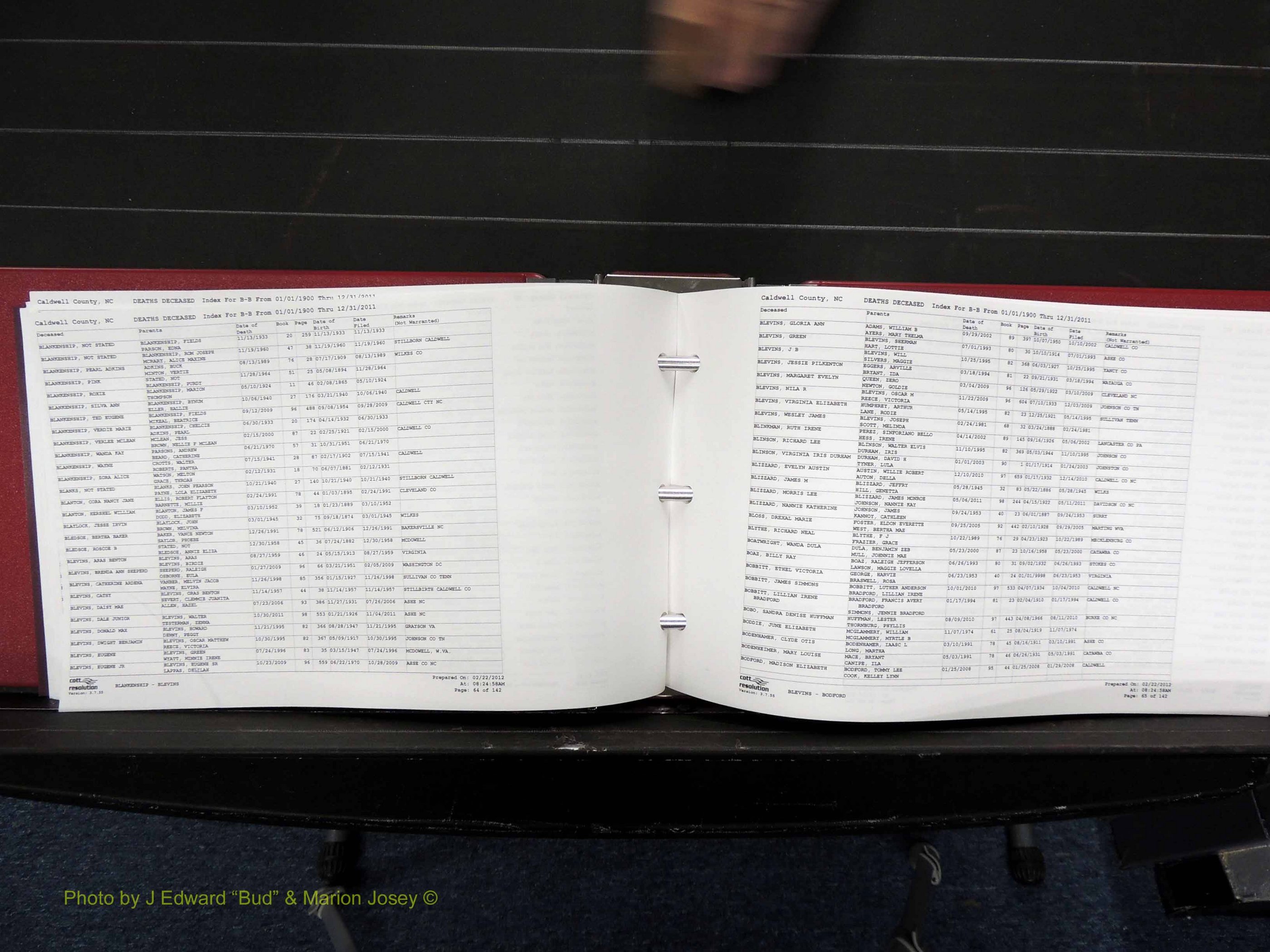 Caldwell Co, NC, Deaths, A-G, 1900-2011 (157).JPG