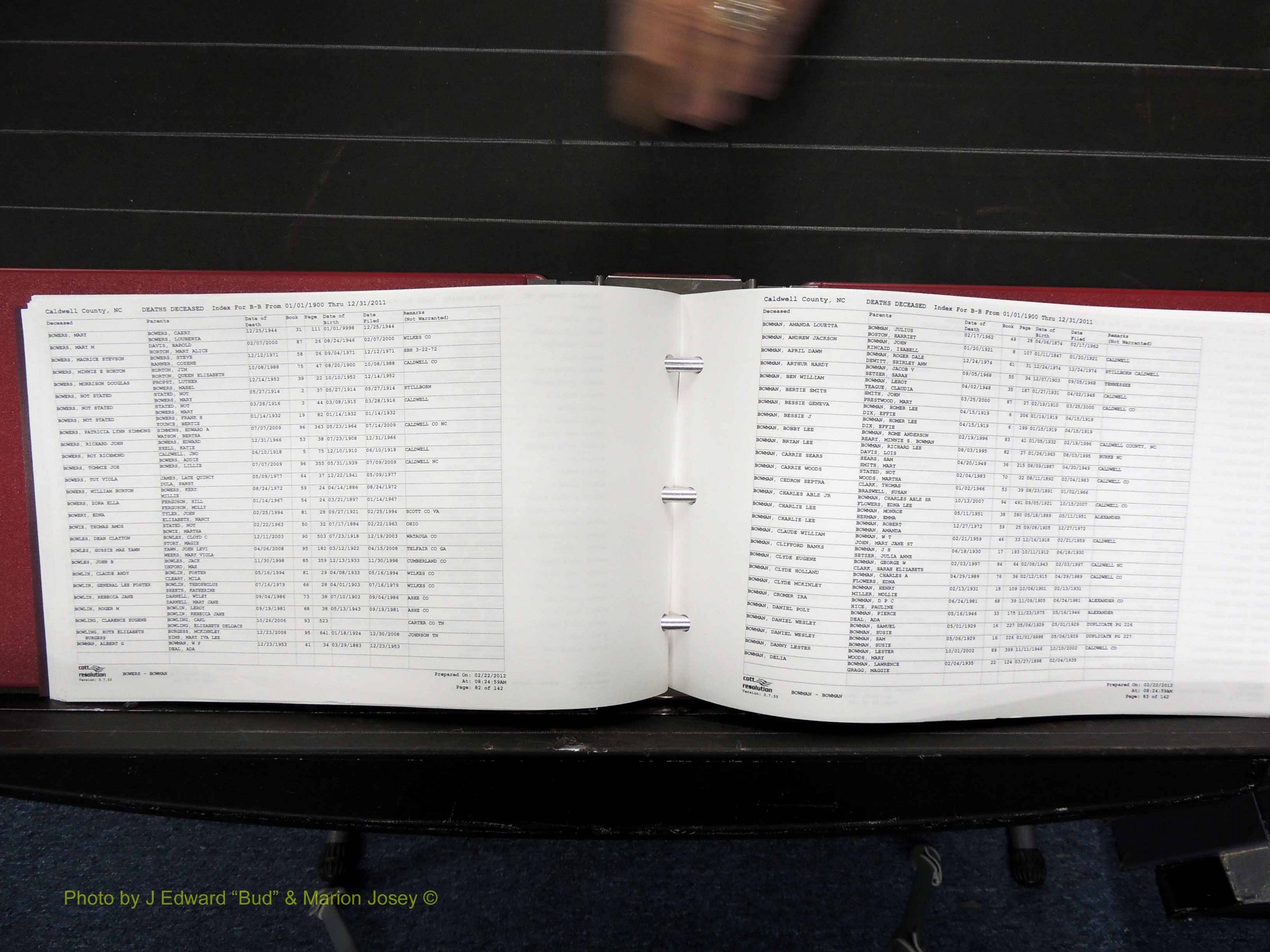 Caldwell Co, NC, Deaths, A-G, 1900-2011 (166).JPG