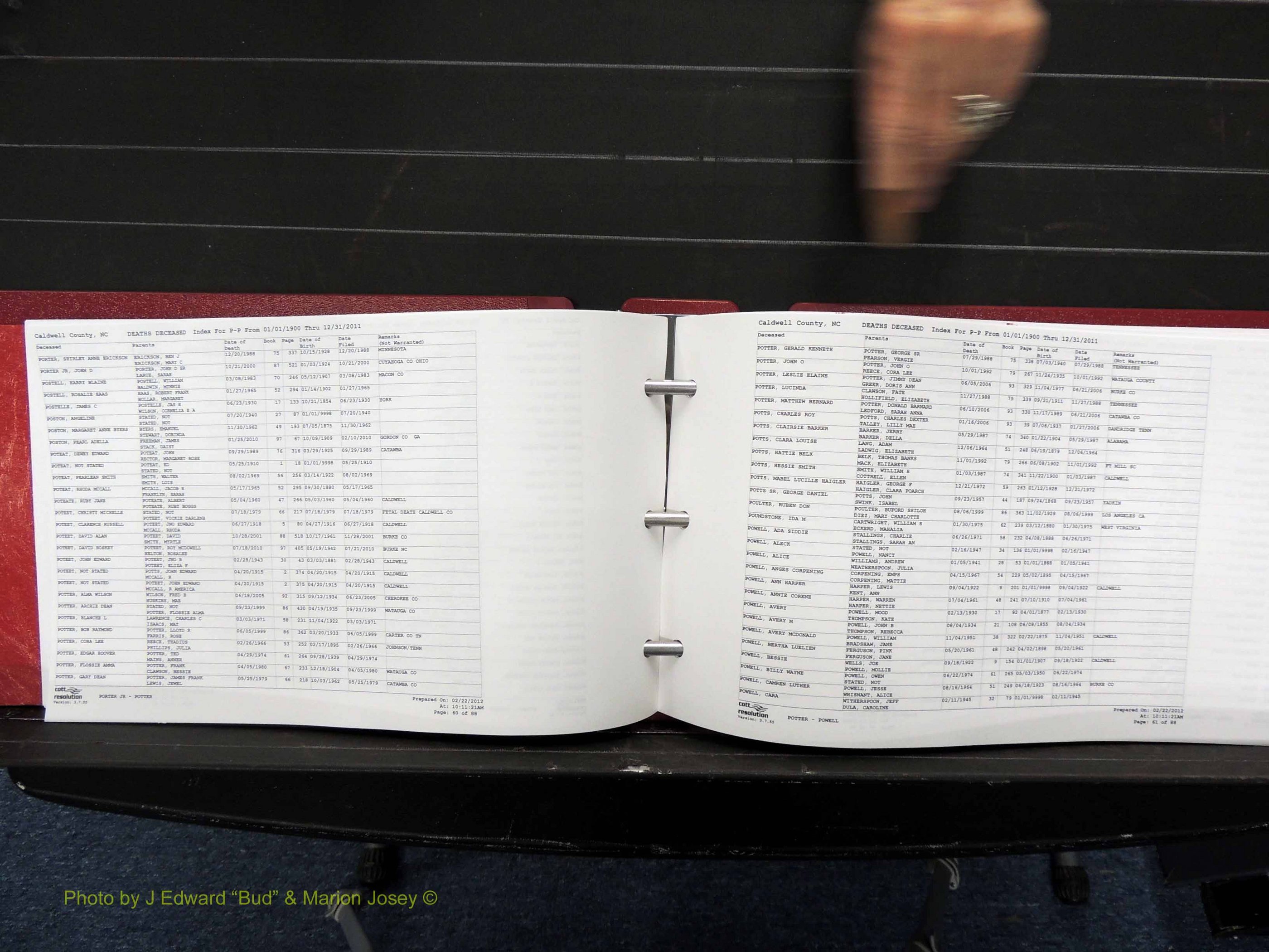 Caldwell Co, NC, Deaths, N-Z, 1900-2011 (143).JPG