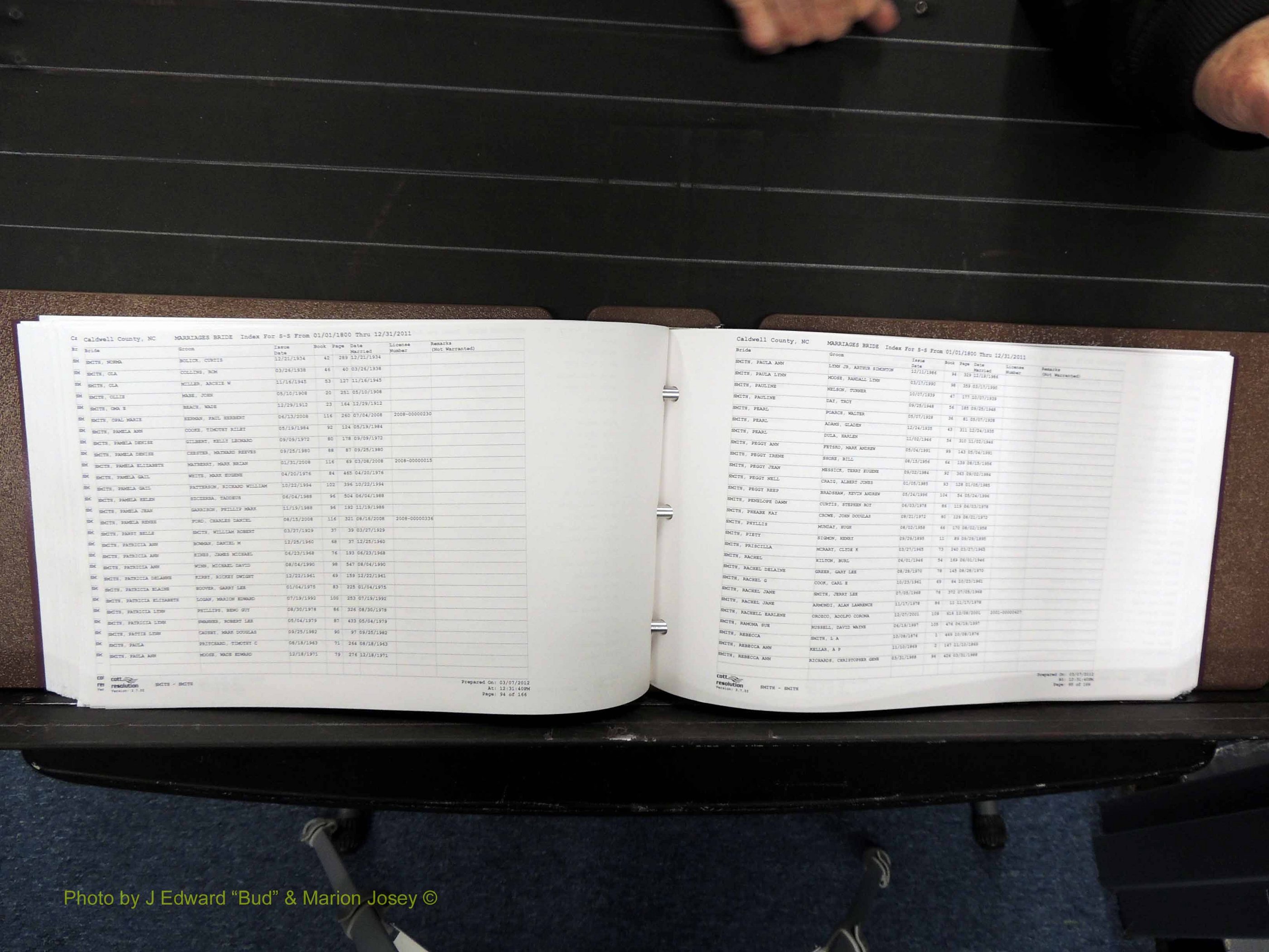Caldwell Co, NC, Marriages, Female Index, N-Z, 1800-2011 (250).JPG