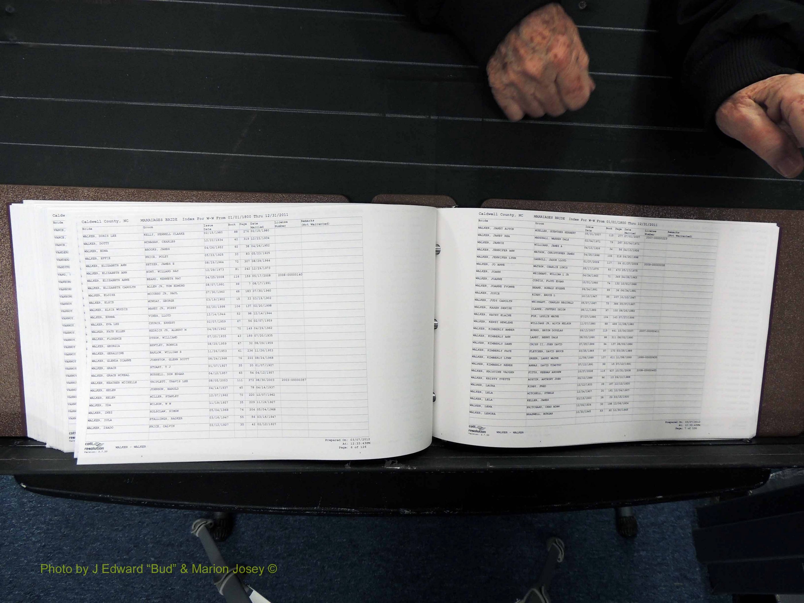 Caldwell Co, NC, Marriages, Female Index, N-Z, 1800-2011 (326).JPG