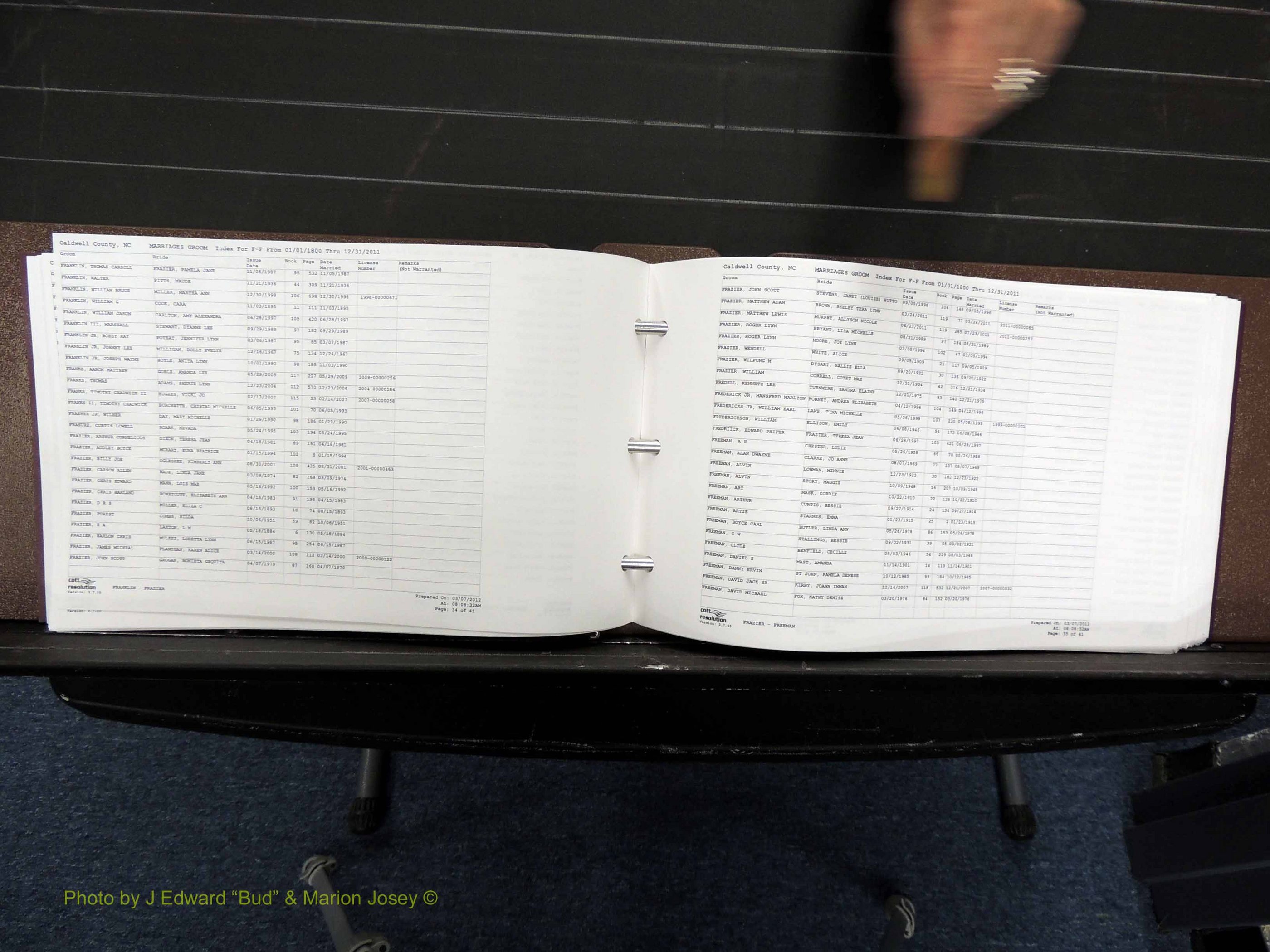 Caldwell Co, NC, Marriages, Male Index, D-L, 1800-2011 (163).JPG