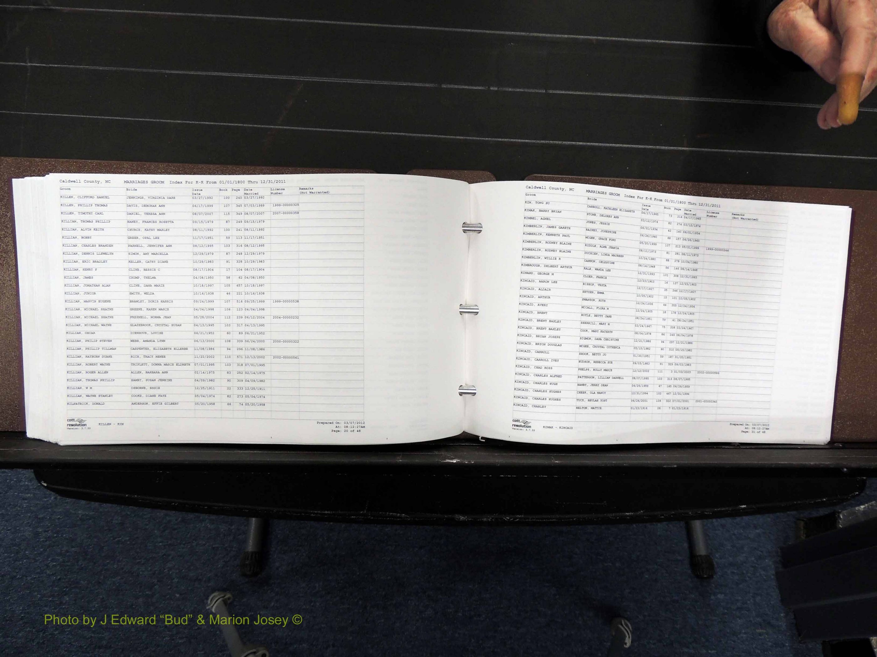 Caldwell Co, NC, Marriages, Male Index, D-L, 1800-2011 (328).JPG