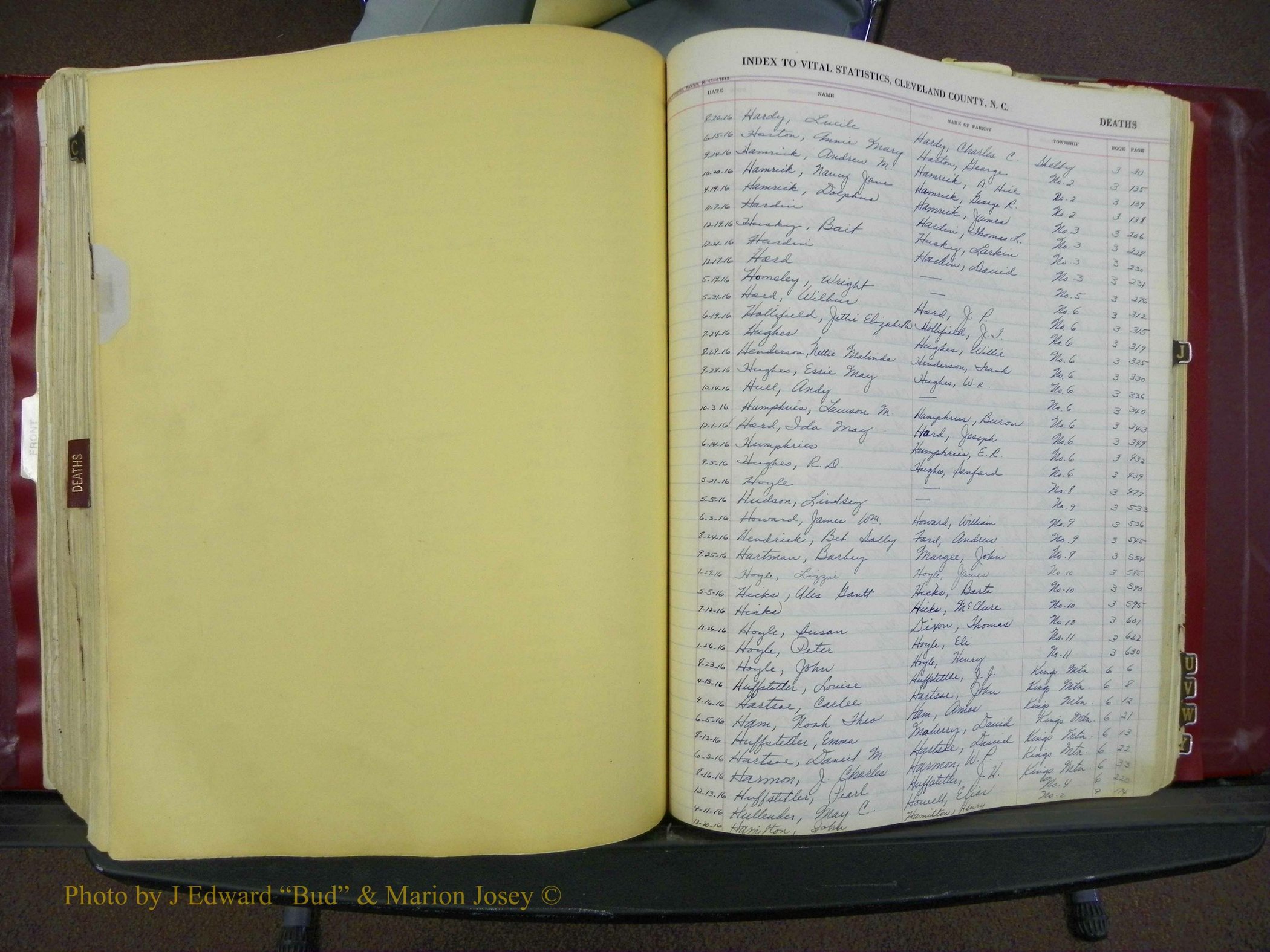 Cleveland Co, NC, Births, A-Z, 1916-1931 (315).JPG