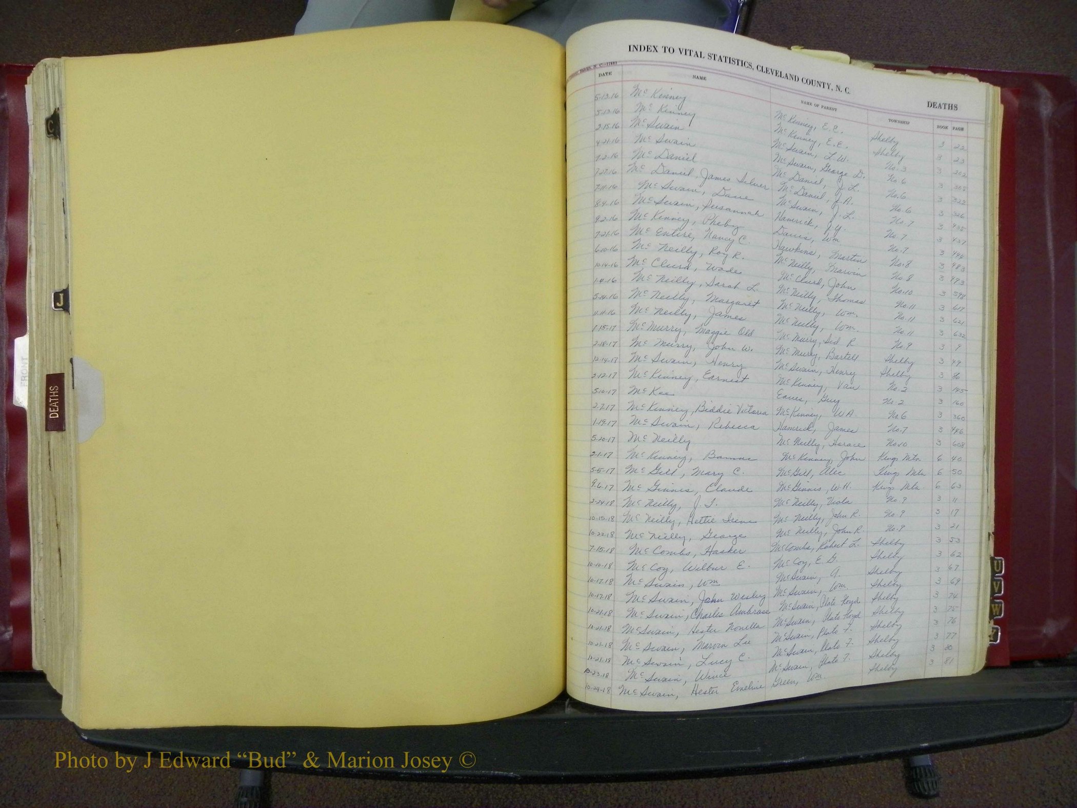 Cleveland Co, NC, Births, A-Z, 1916-1931 (345).JPG