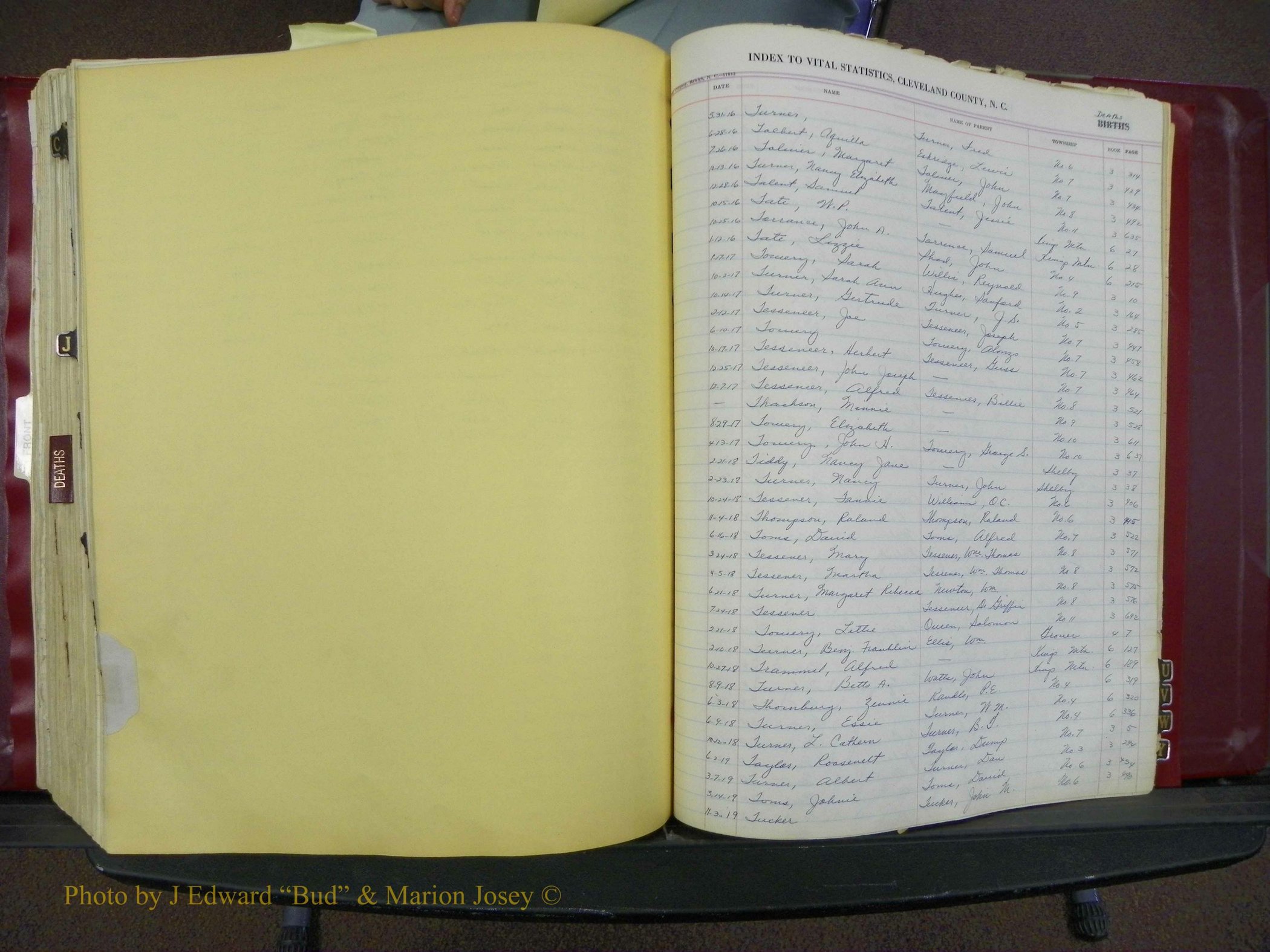 Cleveland Co, NC, Births, A-Z, 1916-1931 (373).JPG