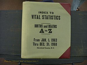 Cleveland Co, NC, Births, A-Z, 1963-1968 (1).JPG