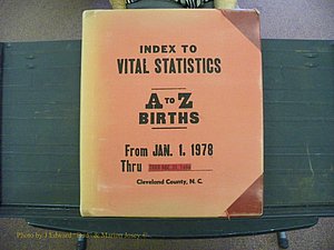 Cleveland Co, NC, Births, A-Z, 1978-1990 (1).JPG