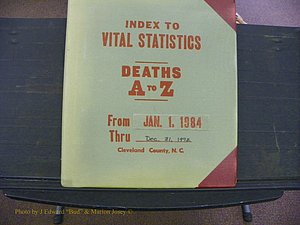 Cleveland Co, NC Deaths, A-Z, 1984-1992 (1).JPG