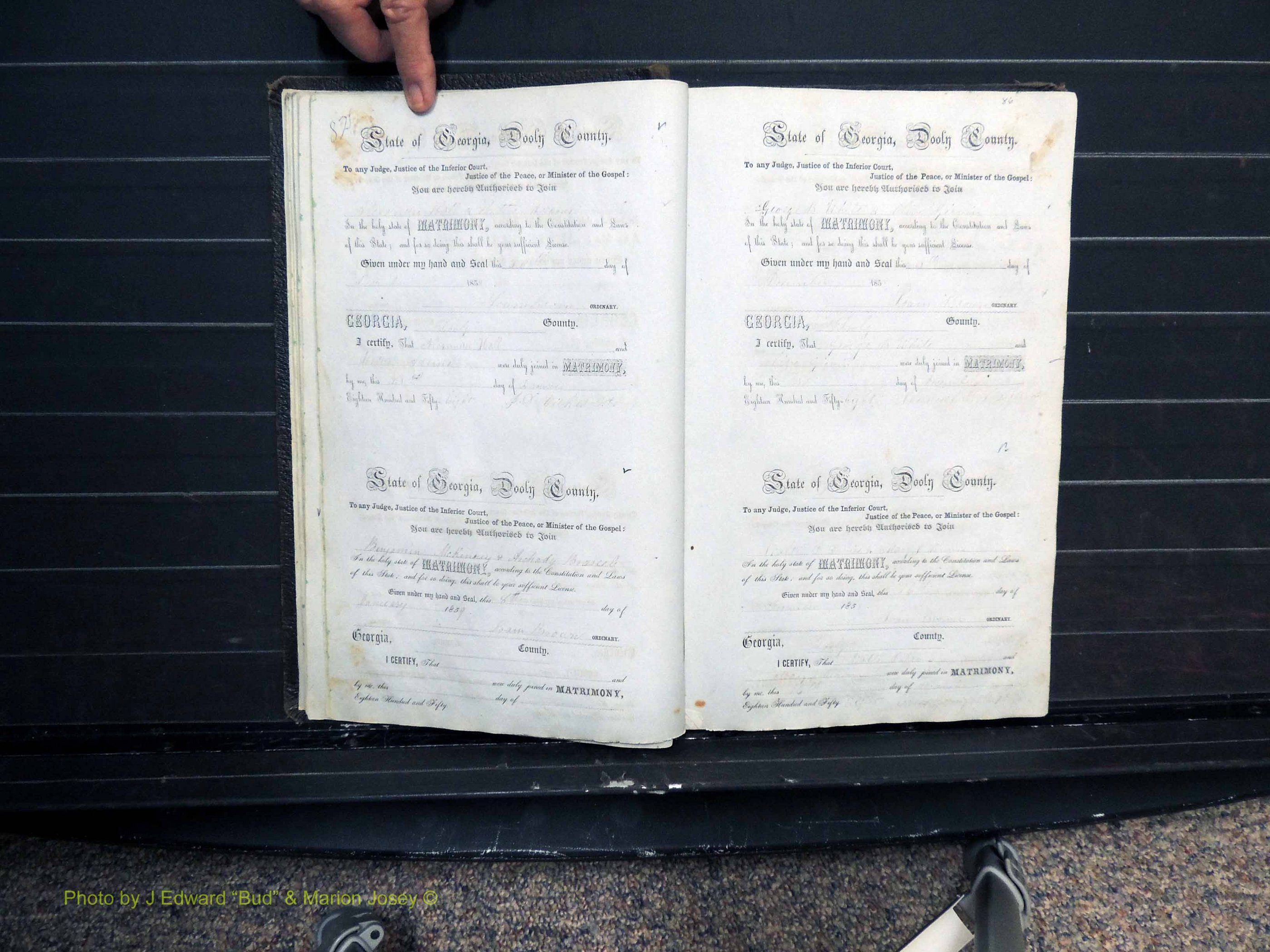 Dooly Co, GA, Marriages, Book B, 1852-1877 Pg 082-083.JPG