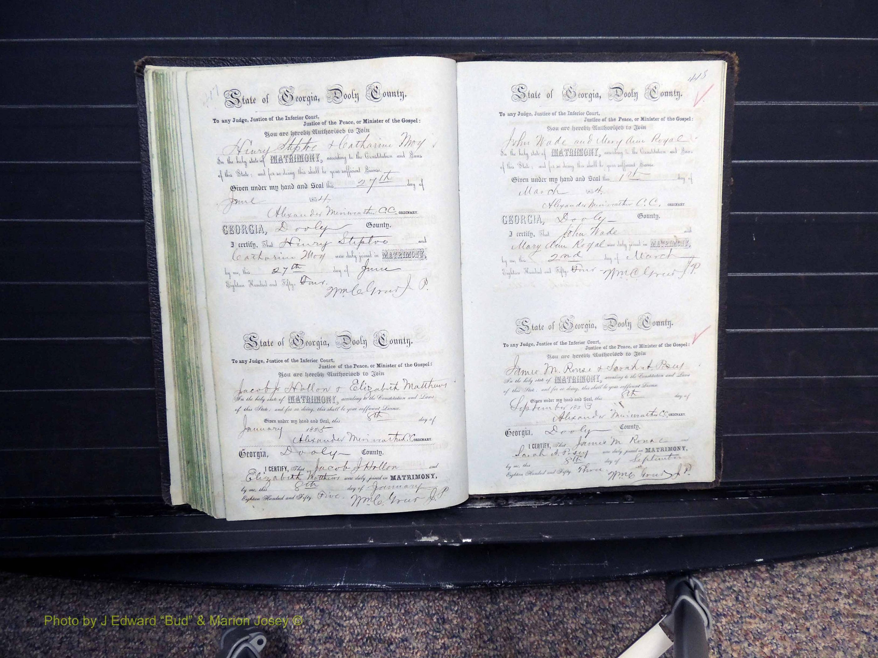 Dooly Co, GA, Marriages, Book B, 1852-1877 Pg 417-418.JPG