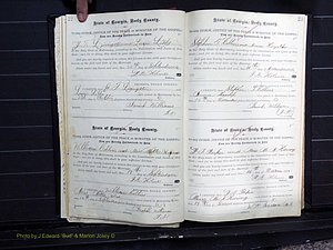 Dooly Co, GA, Marriages, Book, C, Pg 022-023.JPG