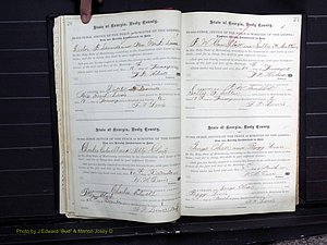 Dooly Co, GA, Marriages, Book, C, Pg 026-027.JPG