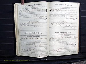 Dooly Co, GA, Marriages, Book, C, Pg 038-039.JPG