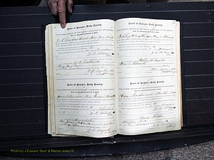 Dooly Co, GA, Marriages, Book, C, Pg 042-043.JPG