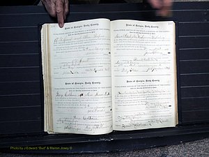 Dooly Co, GA, Marriages, Book, C, Pg 104-105.JPG