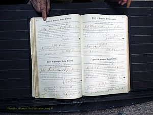 Dooly Co, GA, Marriages, Book, C, Pg 106-107.JPG
