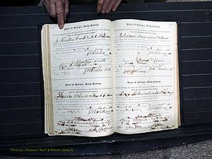 Dooly Co, GA, Marriages, Book, C, Pg 112-113.JPG