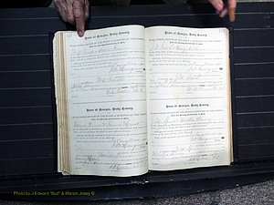 Dooly Co, GA, Marriages, Book, C, Pg 126-127.JPG