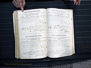 Dooly Co, GA, Marriages, Book, C, Pg 500-501.JPG