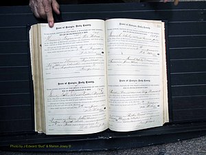 Dooly Co, GA, Marriages, Book, C, Pg 524-525.JPG
