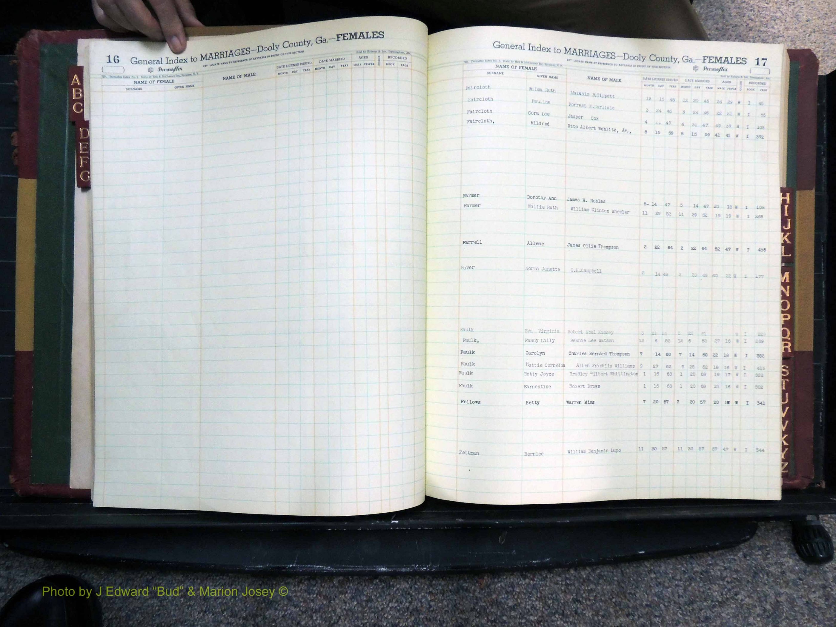Dooly Co, GA, Marriages, Female Index (129).JPG