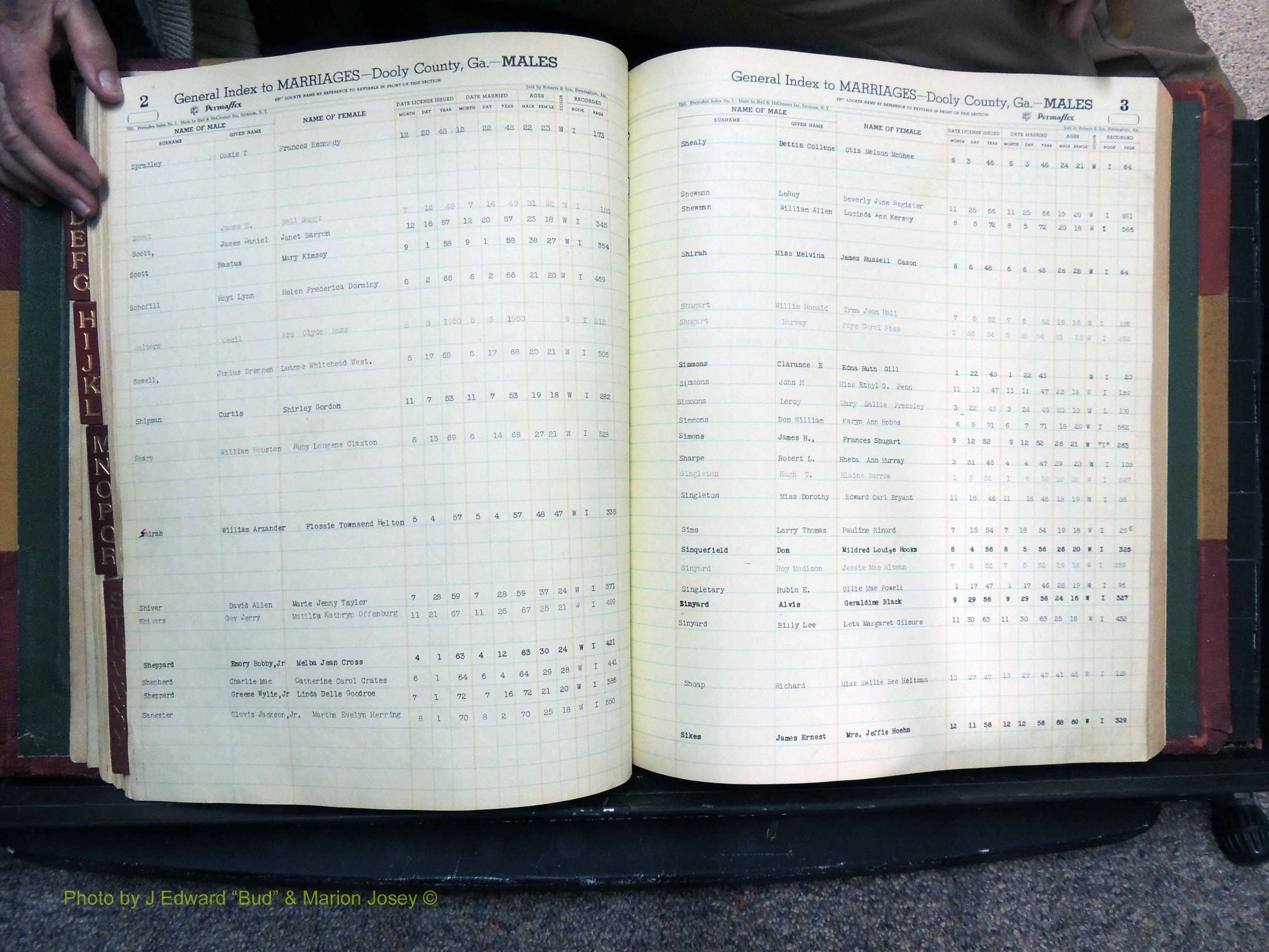 Dooly Co, GA, Marriages, Male Index (187).JPG