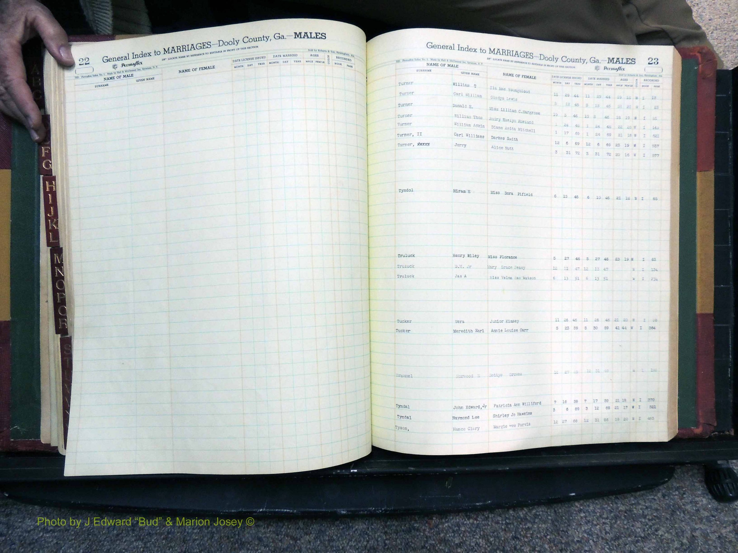 Dooly Co, GA, Marriages, Male Index (197).JPG