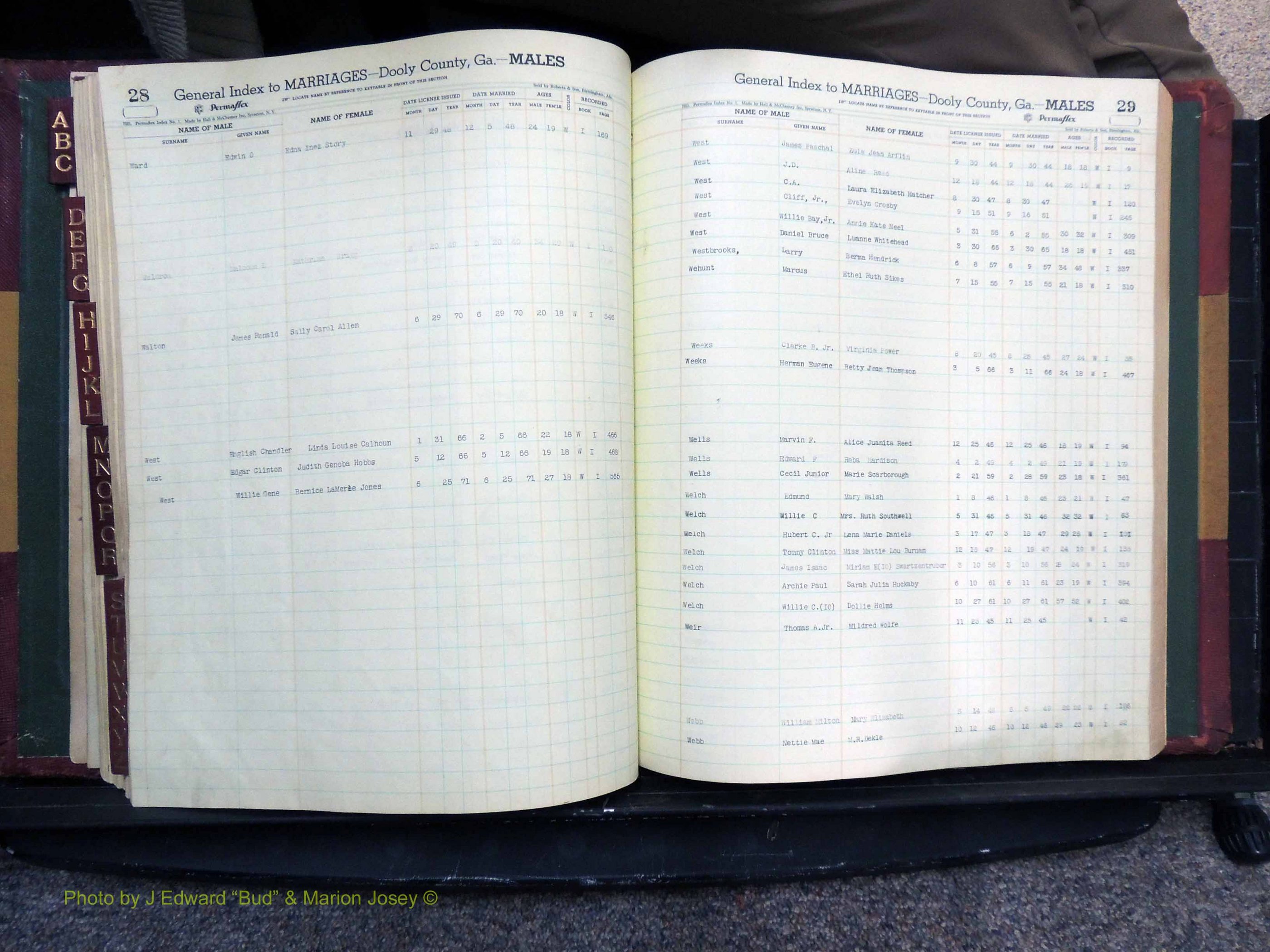 Dooly Co, GA, Marriages, Male Index (200).JPG