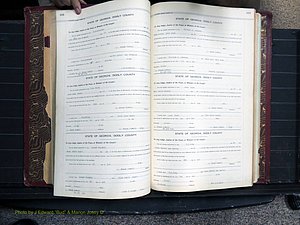 Dooly Co, GA, Marriages, Book, I, 1944-1972 pg 166-167.JPG