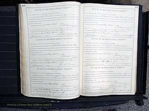 Dooly Co, GA, Marriages, Book, F, 1902-1913 pg 116-117.JPG