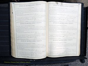 Dooly Co, GA, Marriages, Book, F, 1902-1913 pg 172-173.JPG