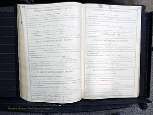 Dooly Co, GA, Marriages, Book, F, 1902-1913 pg 182-183.JPG