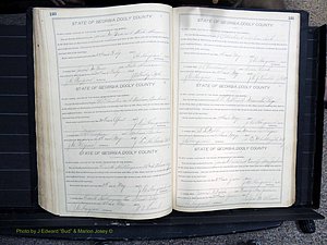 Dooly Co, GA, Marriages, Book, F, 1902-1913 pg 240-241.JPG