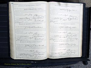 Dooly Co, GA, Marriages, Book, F, 1902-1913 pg 268-269.JPG