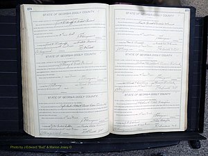 Dooly Co, GA, Marriages, Book, F, 1902-1913 pg 274-275.JPG