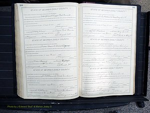 Dooly Co, GA, Marriages, Book, F, 1902-1913 pg 280-281.JPG