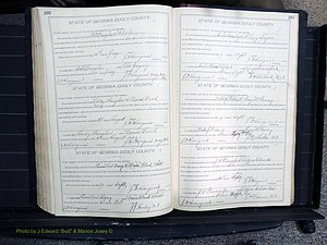 Dooly Co, GA, Marriages, Book, F, 1902-1913 pg 292-293.JPG