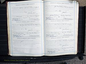 Dooly Co, GA, Marriages, Book, H, 1930-1944 pg 018-019.JPG