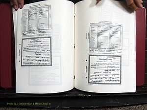 Dooly Co, GA, Marriages, Book, P, 1999-2005 pg 134-135.JPG