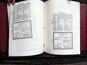 Dooly Co, GA, Marriages, Book, P, 1999-2005 pg 144-145.JPG