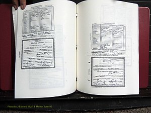 Dooly Co, GA, Marriages, Book, P, 1999-2005 pg 148-149.JPG