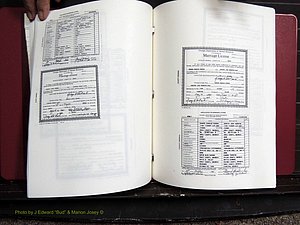 Dooly Co, GA, Marriages, Book, P, 1999-2005 pg 166-167.JPG