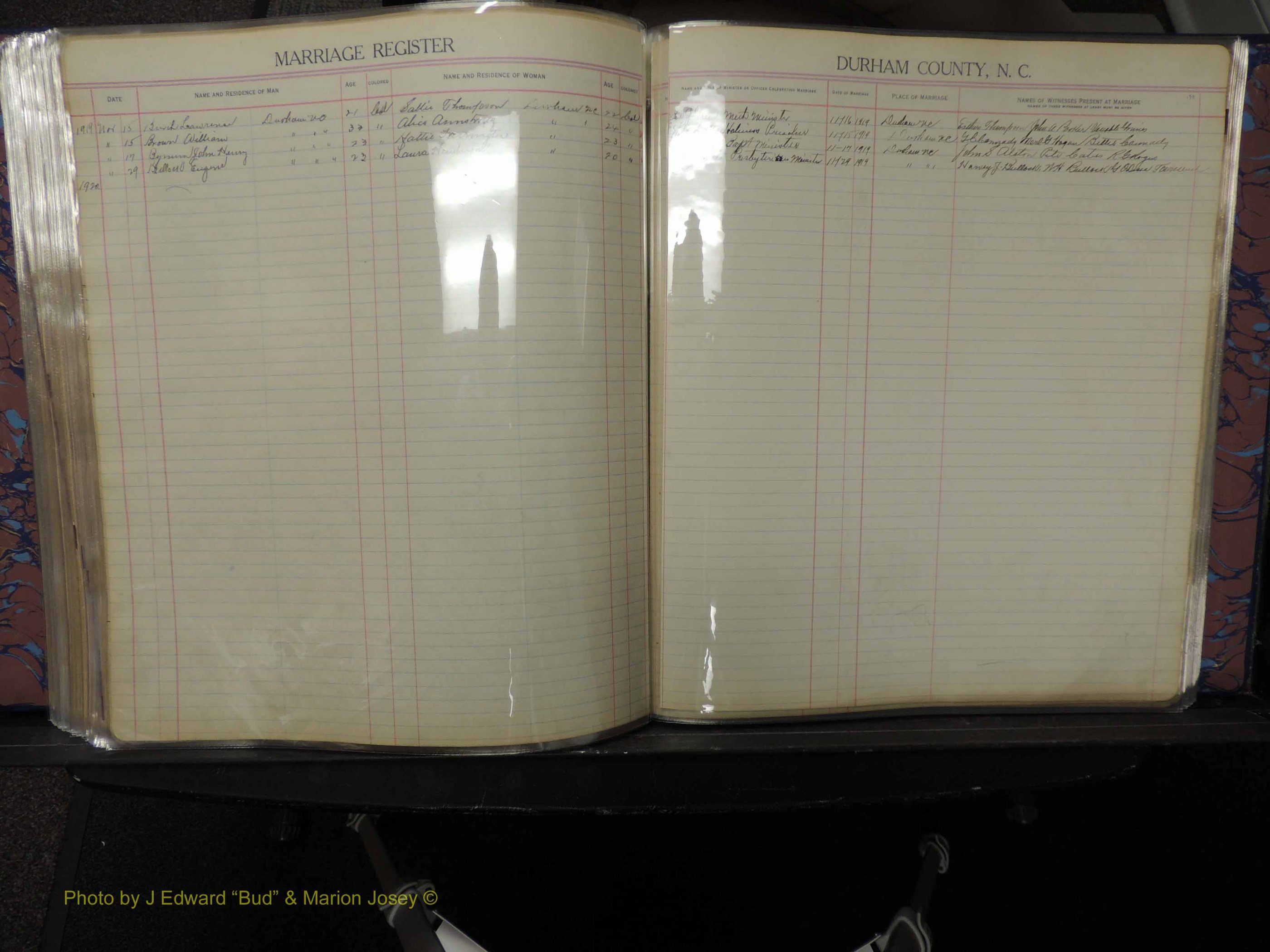 Durham Co, NC, Marriages, Male Index, 1910-1919 (190).JPG