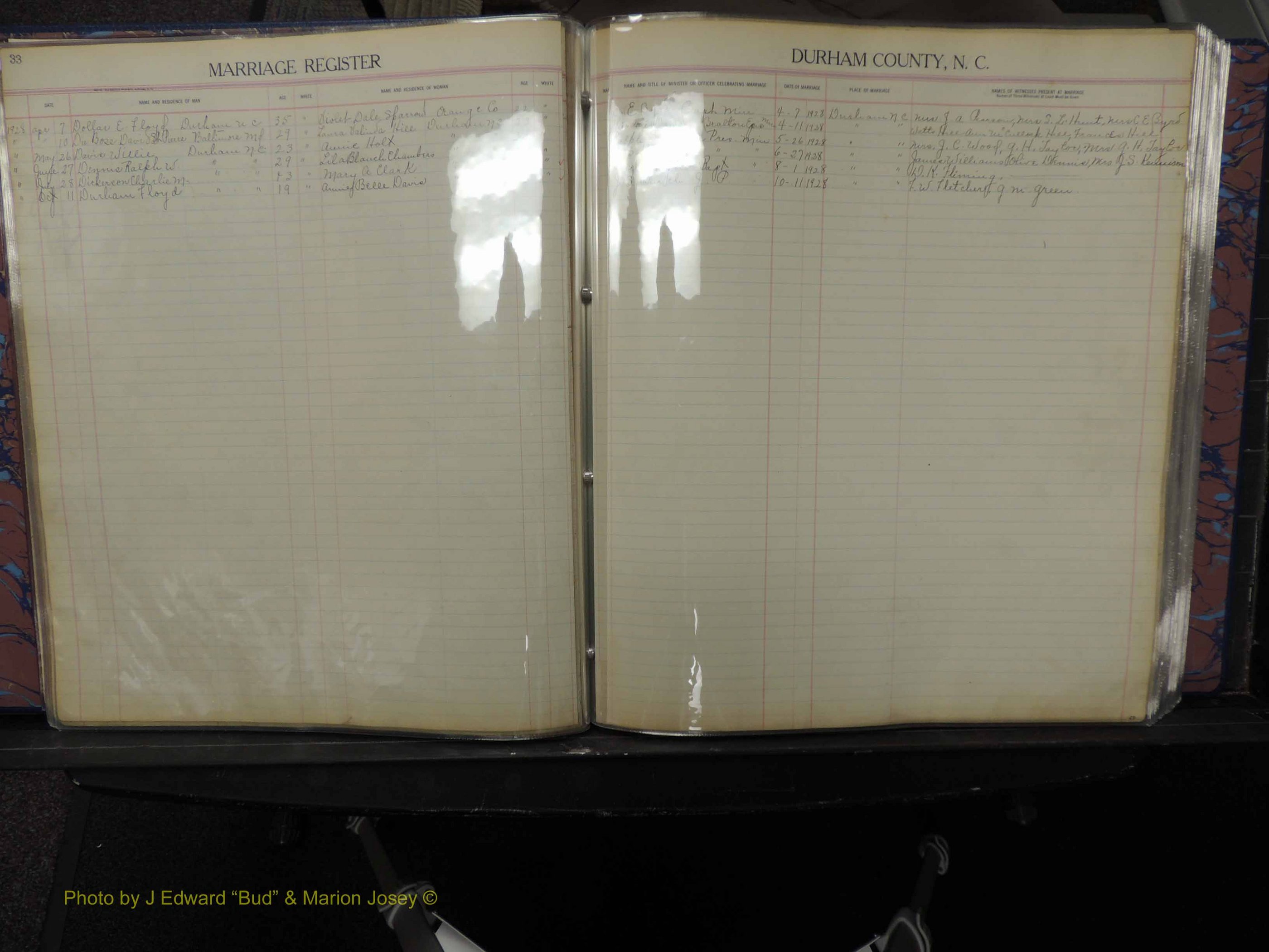 Durham Co, NC, Marriages, Male Index, 1919-1928 (125).JPG