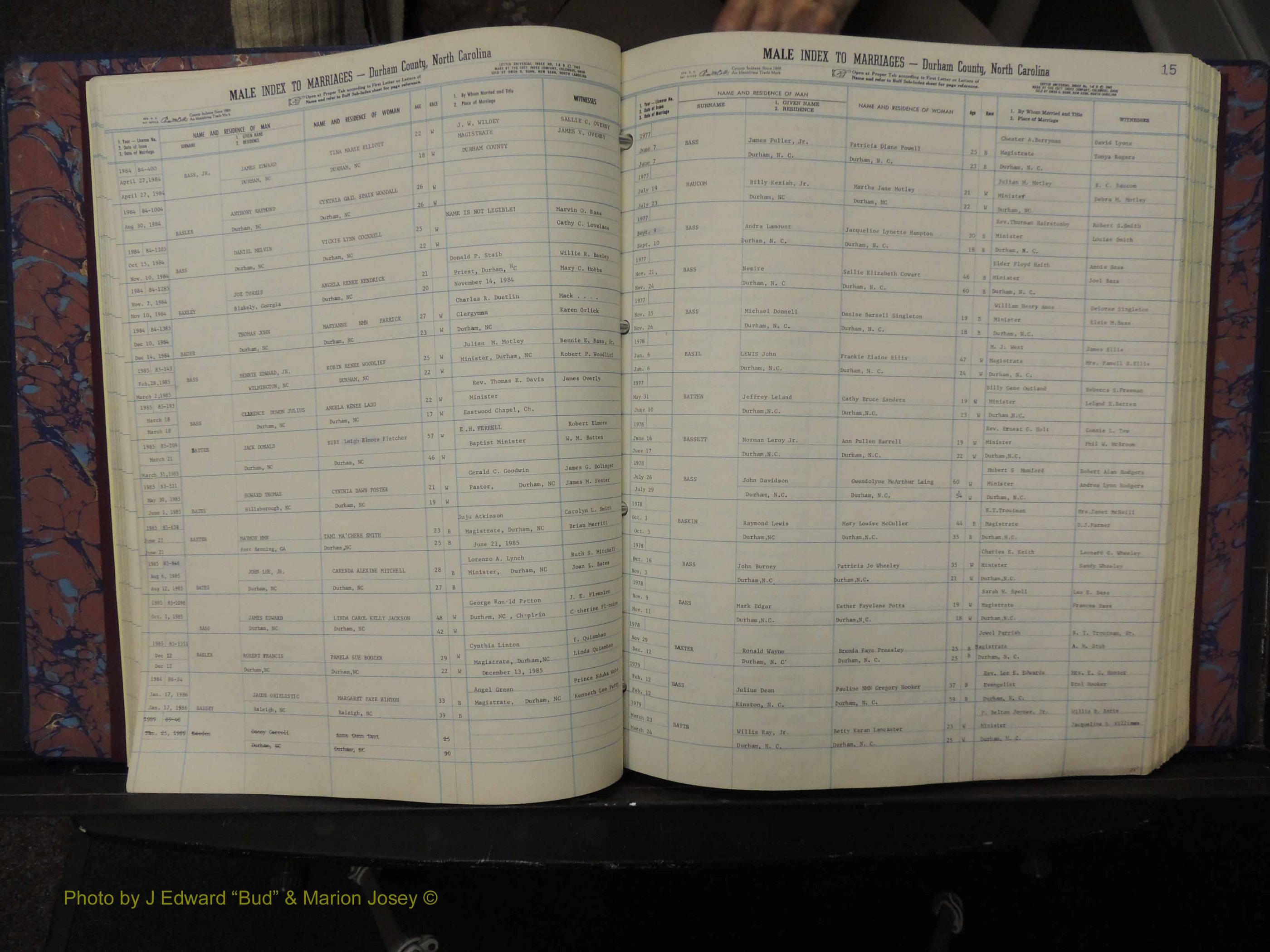 Durham Co, NC, Marriages, Male Index, A-K, 1977-1985 (125).JPG