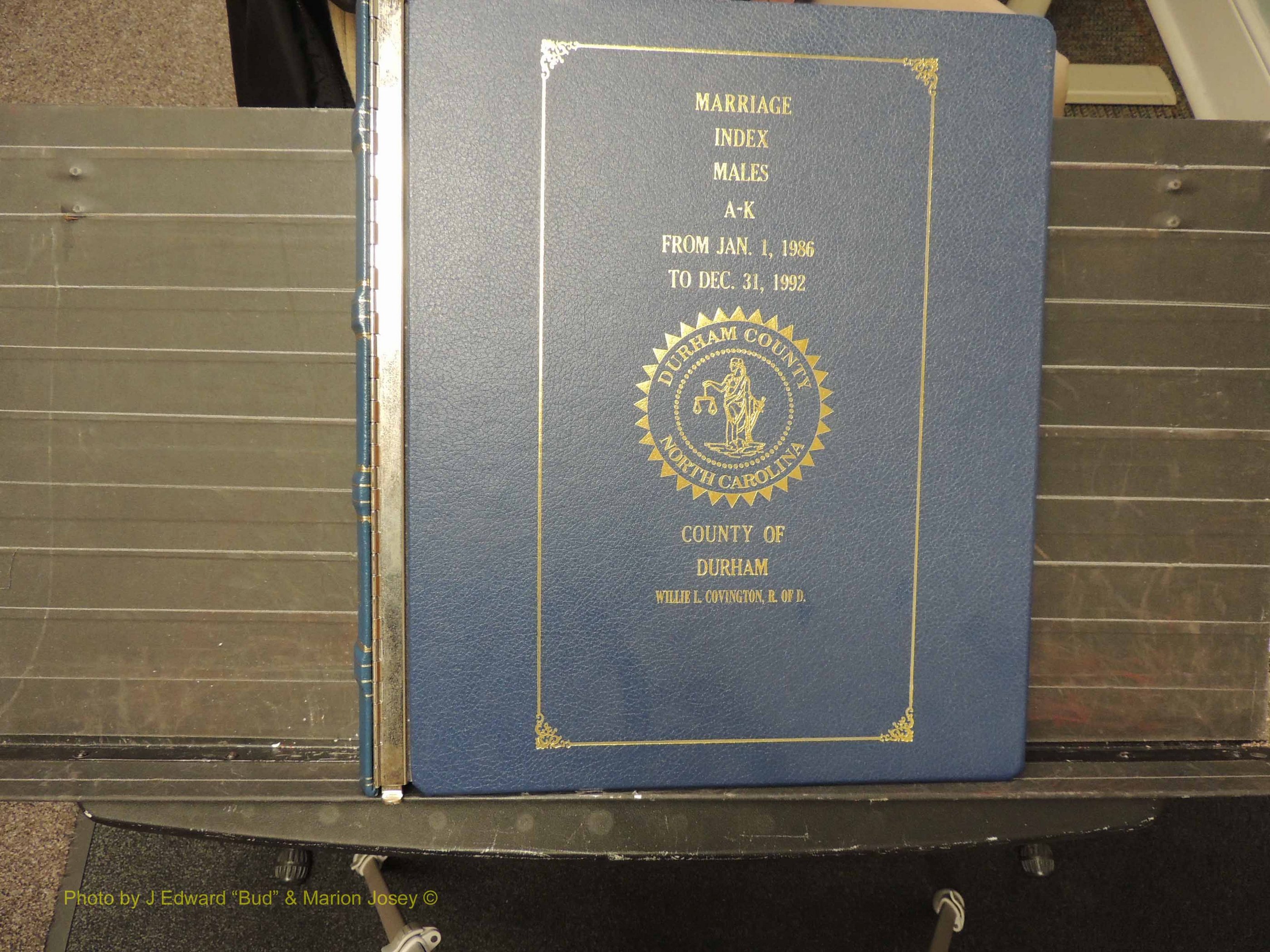 Durham Co, NC, Marriages, Male Index, A-K, 1986-1992 (100).JPG