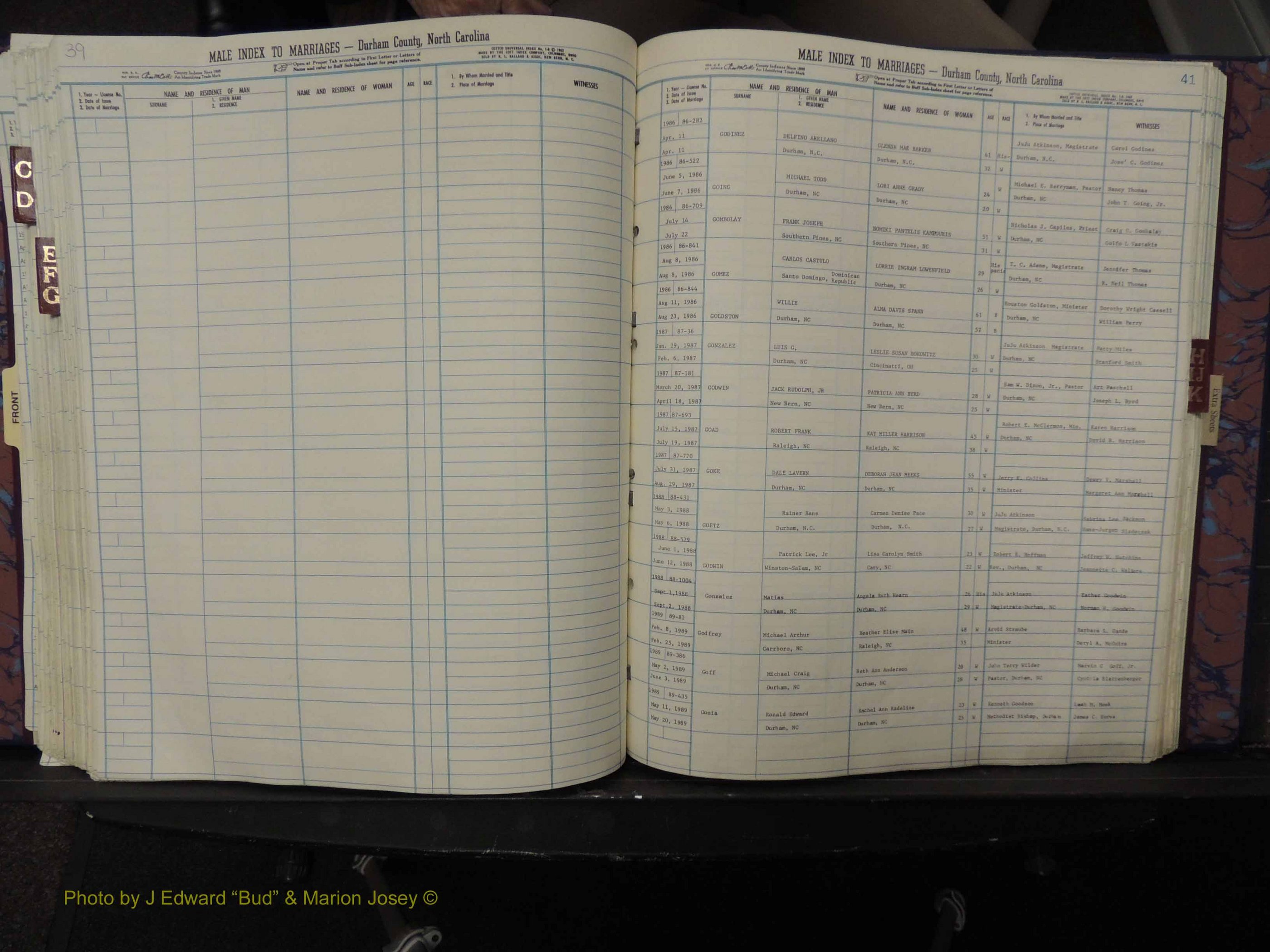 Durham Co, NC, Marriages, Male Index, A-K, 1986-1992 (242).JPG