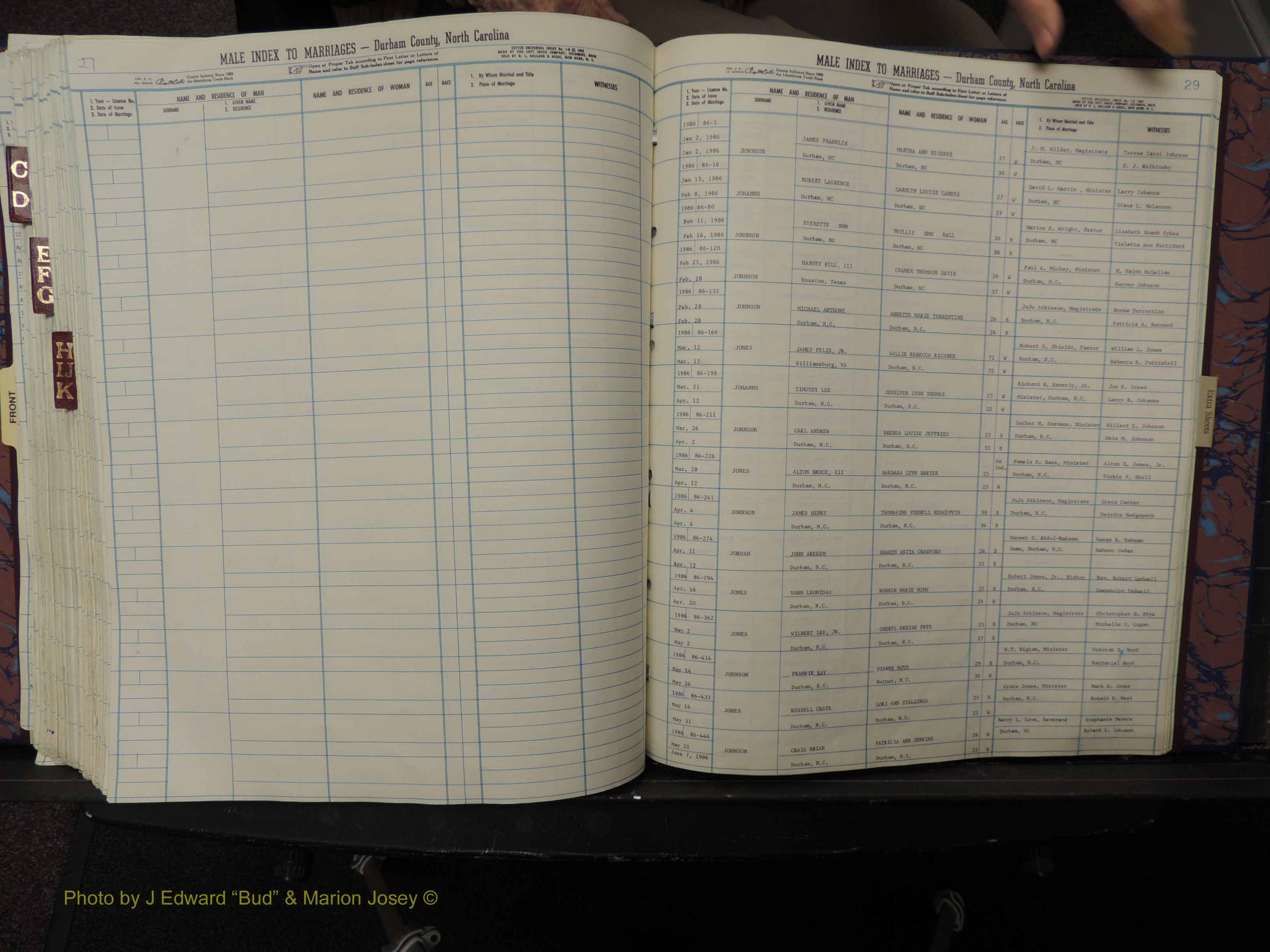 Durham Co, NC, Marriages, Male Index, A-K, 1986-1992 (293).JPG