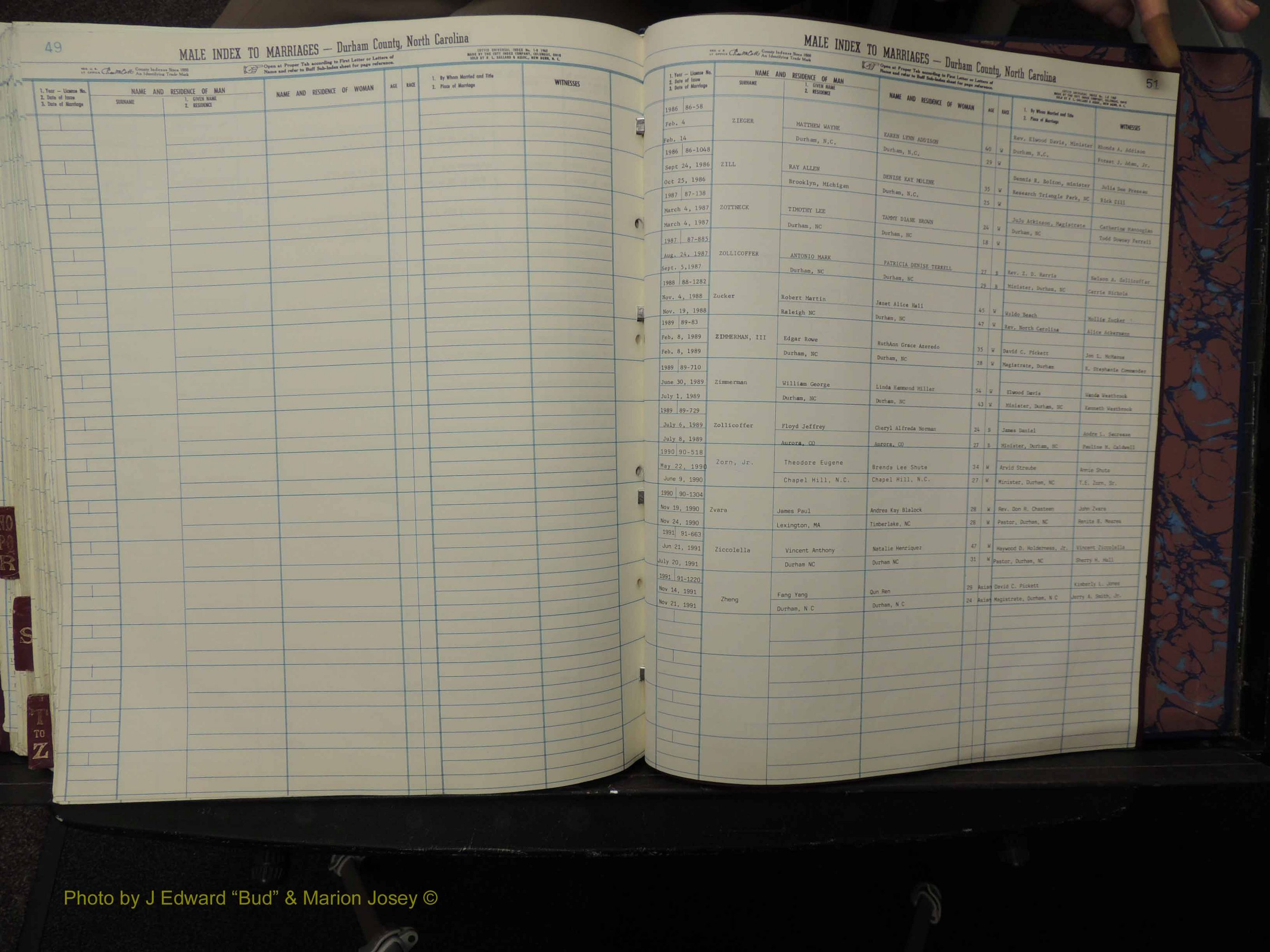 Durham Co, NC, Marriages, Male Index, L-Z, 1986-1992 (315).JPG